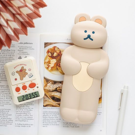 DONATDONAT 베어 실리콘 필통