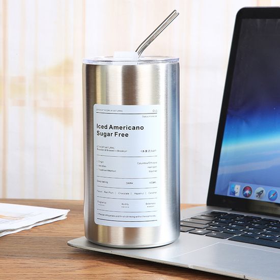 실버시티 보온보냉 빨대 텀블러(500ml)