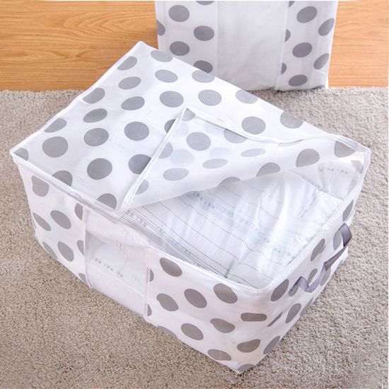 이불 보관백 가로형 땡땡이  W6FC6DD