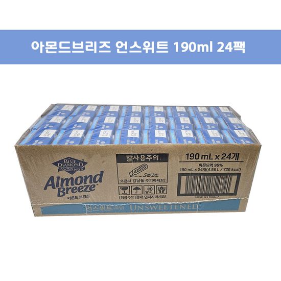 아몬드브리즈 언스위트 190ml 24팩