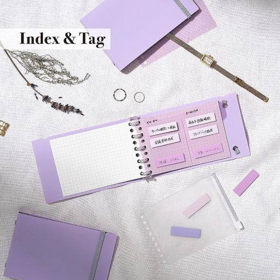 마루망B7 인투원 미니바인더 만년필수첩 노트