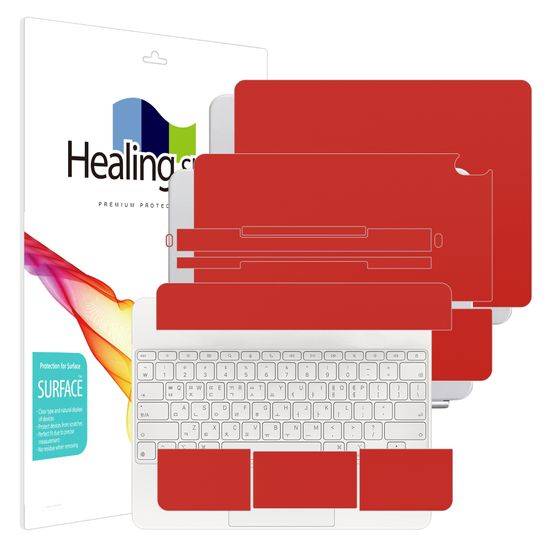 아이패드에어8/7/6 13 매직키보드 레드 외부3종세트