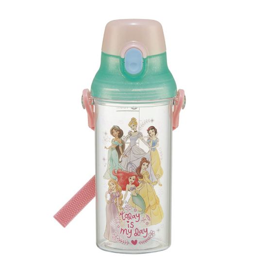 [디즈니] 프린세스 원터치 클리어 눈금 보틀 480ml