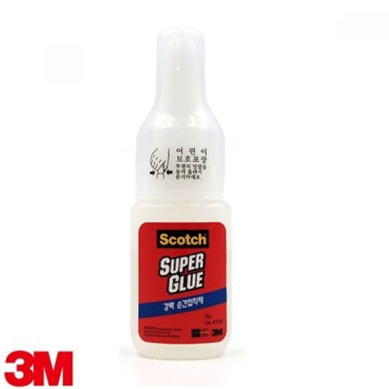 3M 스카치™ 순간 강력 접착제 AD100(액상 20g)