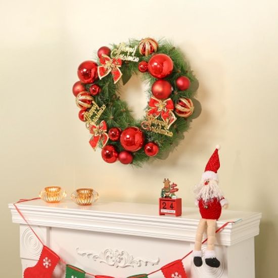 40cm 페스티발 원형 리스/크리스마스 트리 벽장식