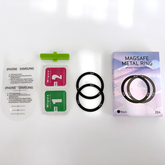 올지 초슬림 맥세이프링 2p 세트 스티커 자석 링