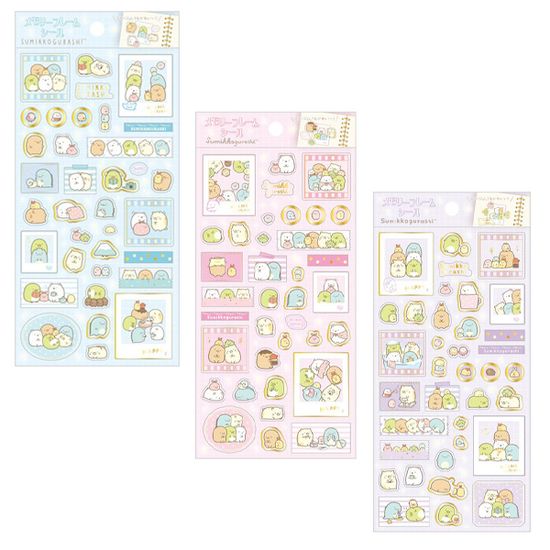 스밋코구라시 메모리 프레임 PET 금박스티커(st301)