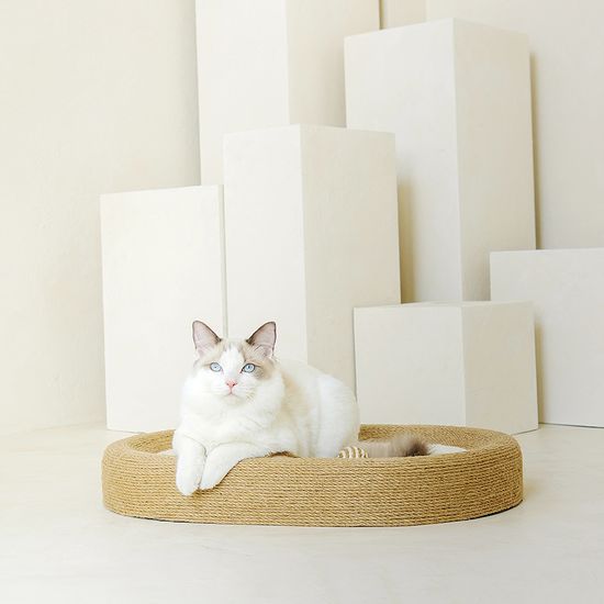 레토 고양이 스크래쳐 사이잘삼 침대 60x40 LPS-SS03