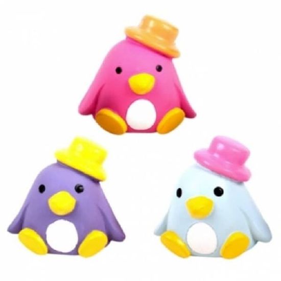 라텍스 삑삑이 (신사 펭귄/핑크)(WCF597B)