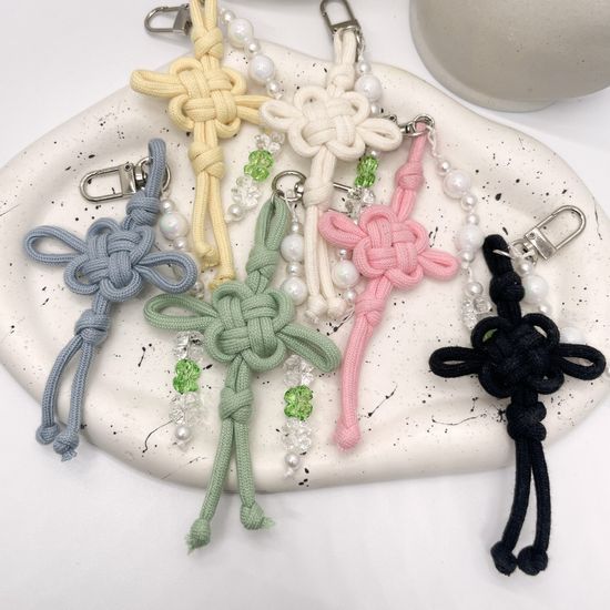 비즈 키링 만들기 전통 매듭 diy 세트 키트 공예 소품