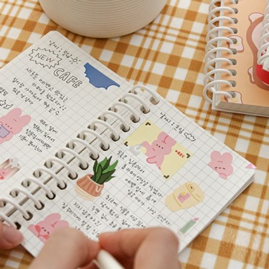 릴리 미니 링 노트