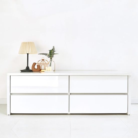 렛잇비 2단 와이드 거실장 (착불)