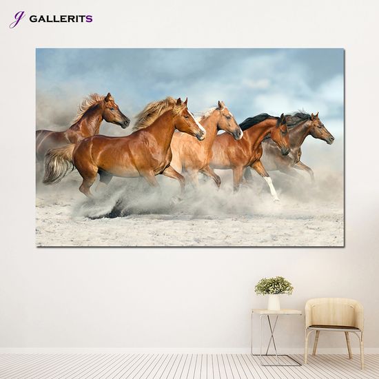 재물운 합격운 들어오는 풍수 말그림 액자 대형