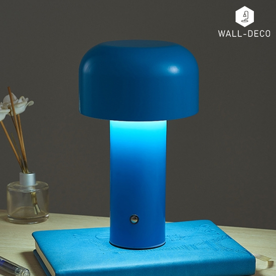 [월데코] 감성 터치 머쉬룸 무드등 6color+어댑터 증