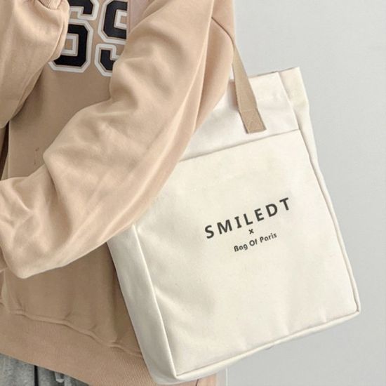 스마일 캔버스 에코백 가방 크로스백 쇼퍼백