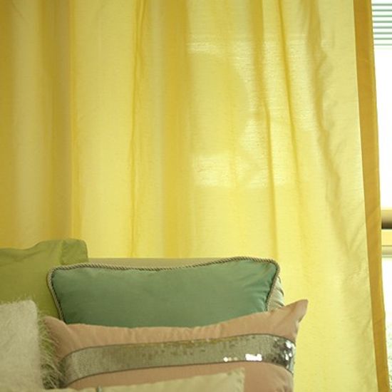 sweet april yellow curtain