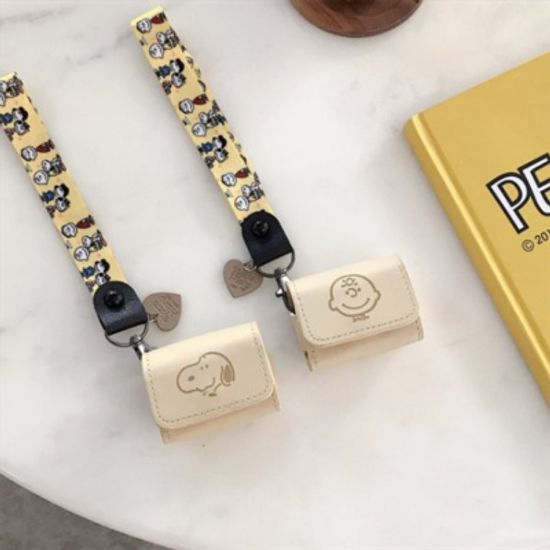 에어팟프로 캐릭터 가죽케이스 스트랩_찰리 147/PRO