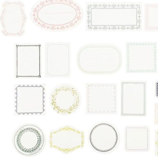 빈티지다꾸 라벨스티커 감성 스티커 세트 메시지[WCA5