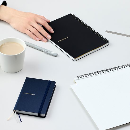 마루망 므네모시네 저널노트A6 도트내지 만년필 
