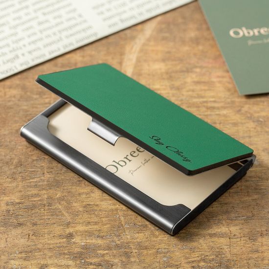[무료각인]오브리즈 천연소가죽 명함케이스