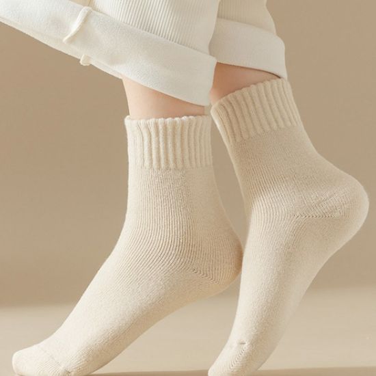여성 수면 양말 임산부 수족냉증 보온 기모 극세사