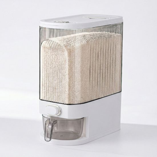 레토 원터치 쌀통 10KG 잡곡통 밀폐용 LAC-MR02