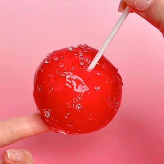 젤시스 사과사탕 클리어 점토슬라임 왁뿌 왁스부수기