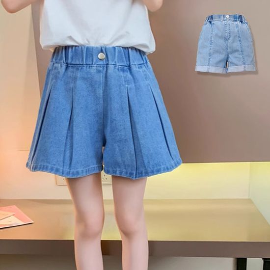 중청라인 아동 데님 밴딩바지 치마반바지 2종 205790