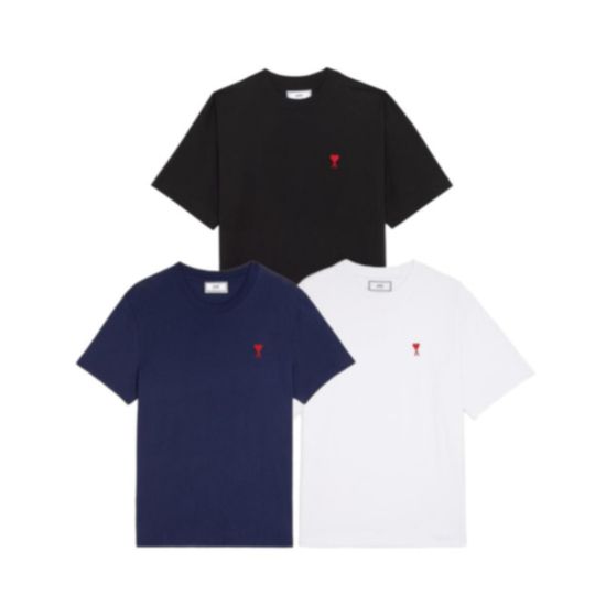 [AMI] 아미 스몰 로고 반팔티셔츠 택1