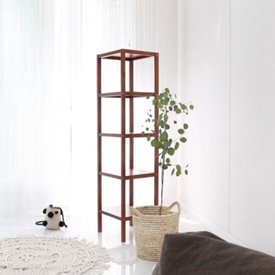 벤트리 브라우니 다용도 사각선반 _5단