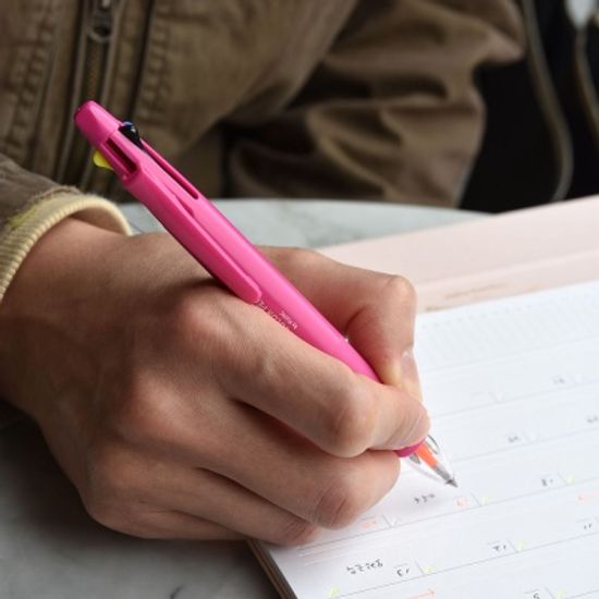 5way Color Pen (형광피치,형광옐로우,흑적청 5색심)