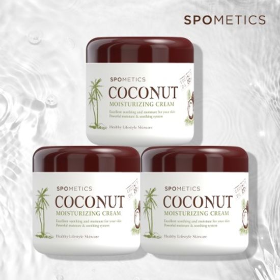 스포메틱스 코코넛 모이스춰라이징 크림 300mll*3ea