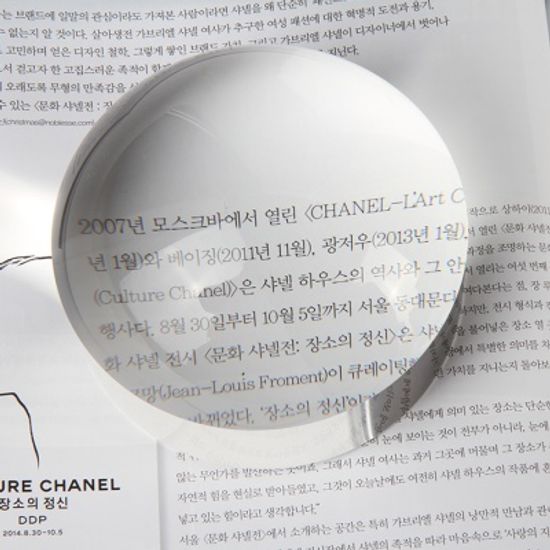 [아이루페]초대형 문진 돋보기/특대-115mm(3배율)