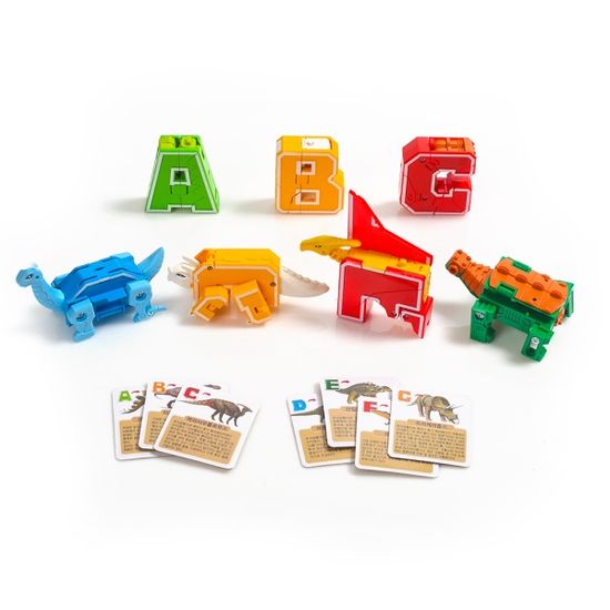 다이노테라 알파벳 변신로봇/조립로봇 공룡로봇 블록