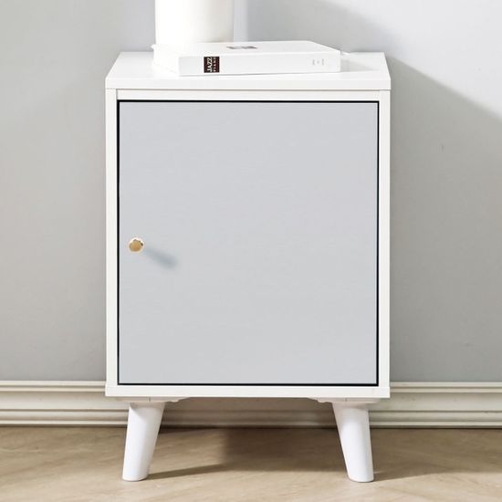 올슨 침실 선반 수납 미니 낮은 침대 협탁 (착불)