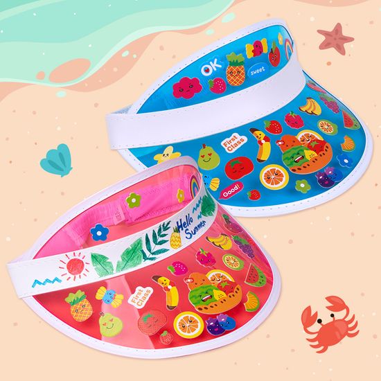 [미술샘] DIY 여름 스티커 투명 썬캡