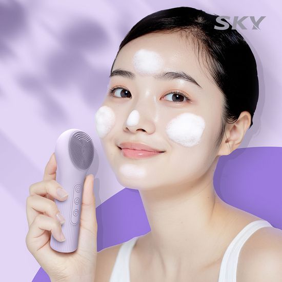 스카이 미엔느 온열 실리콘 진동 클렌저 세안기 SC30