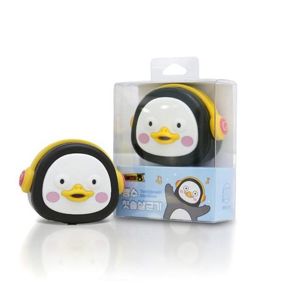 펭수 1인용 휴대용 무선 UV LED 칫솔살균기 PP-TS01