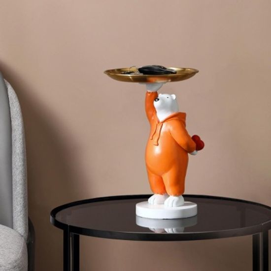 후드티 북극곰 서빙 차키 트레이 안경 다용도 보관함