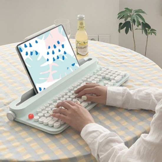 엑토 레트로 블루투스 멀티페어링 풀배열 키보드 B505