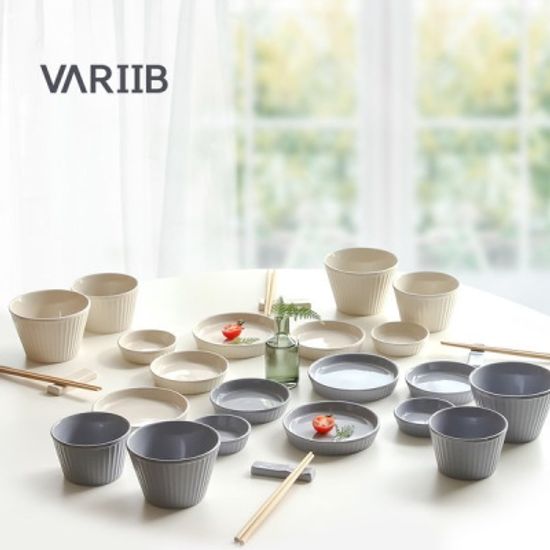 바리브 모던파스텔 4인 도자기 홈세트 28P