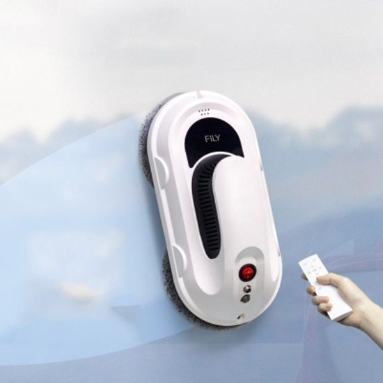 스마트 유리창 로봇청소기 창문닦이 리모컨 포함 리필걸레 8개