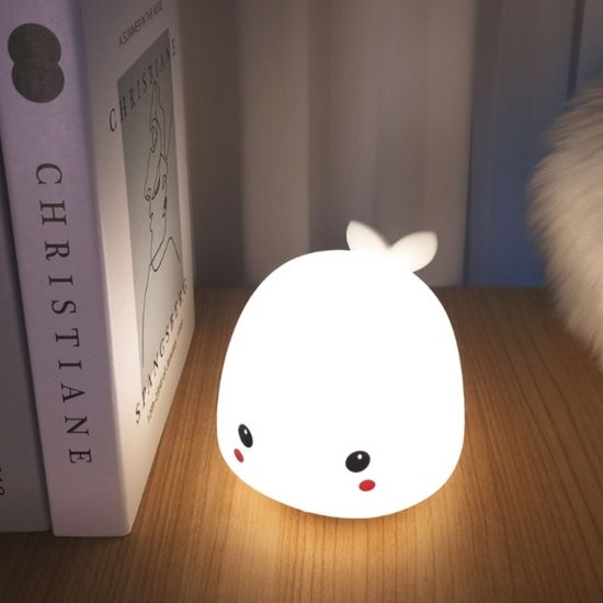 LED 실리콘 무드등 말랑이 수유등 수면등 고래무드등