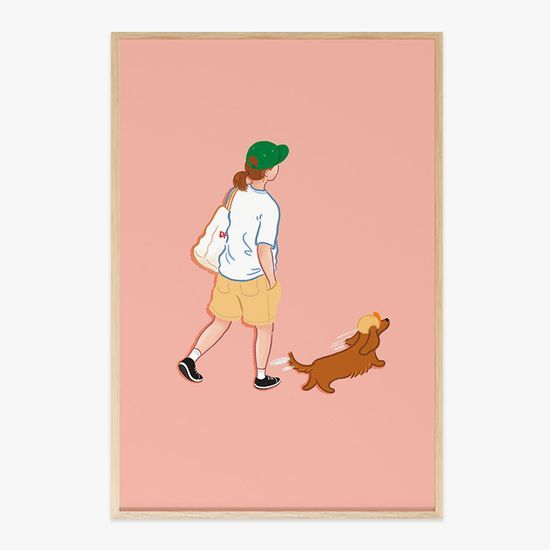 너와 함께 산책, 그노 인테리어 액자