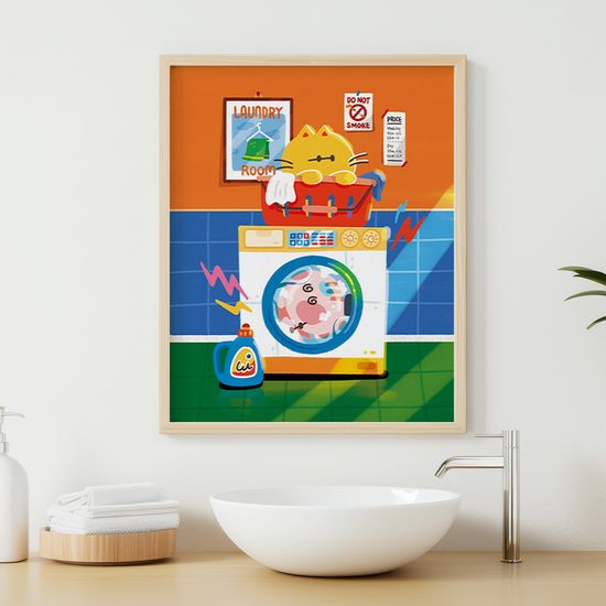 Laundry room, 주딩 작가 그림