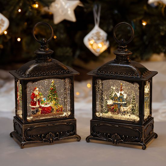 크리스마스 오르골 - 올드맨 스퀘어 워터볼 무드등