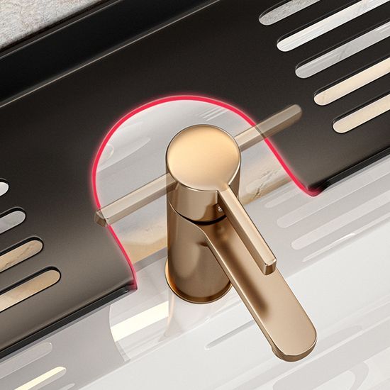 신시아 깔끔 욕실 세면대 수납 벽걸이 선반