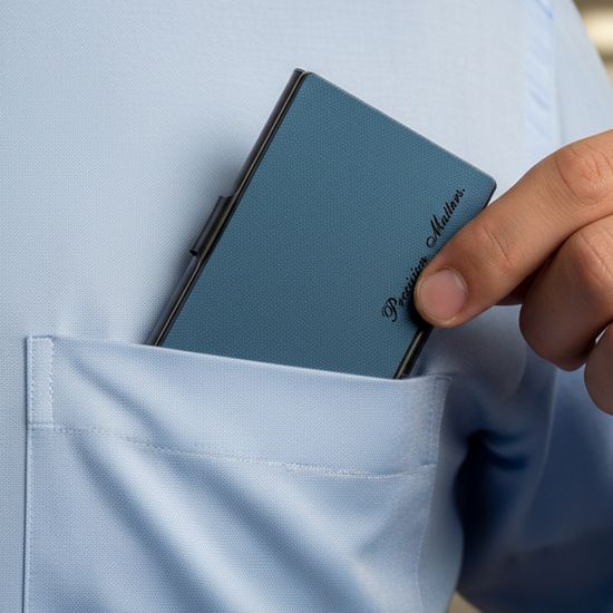 [무료각인]오브리즈 천연소가죽 명함케이스