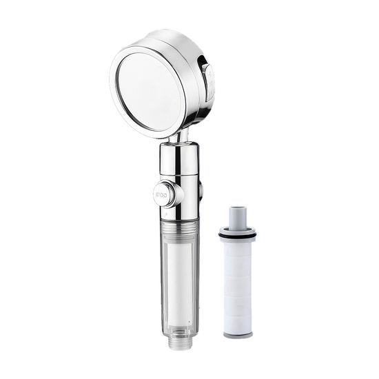 고급 샤워기 헤드 필터 녹물제거 3단 터보 샤워 P372