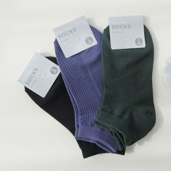 베이직 앵클삭스 파우치 3족세트